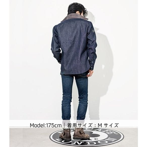ACE CAFE LONDON エースカフェロンドン Windblock Warm Shirt [ウインドブロック ウォームシャツ] サイズ：S カジュアルシャツ・ポロシャツ アパレルの画像