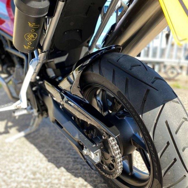 Pyramid Plastics ピラミッドプラスチック Hugger カラー：Graphite／Caspian ブルー Tiger 850 Sport TRIUMPH トライアンフ リアフェンダー フェンダー関連の画像