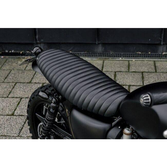 Motone Customs モートーンカスタムズ シート VIPER リブ カラー：ブラック BONNEVILLE T100 T120 STREET TWIN SPEED 900 CUP SCRAMBLER TRIUMPH トライアンフ | ブランド登録なし | 02