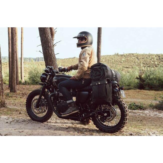 Motone Customs モートーンカスタムズ スリップオンマフラー SATURN V カラー：ブラック BONNEVILLE T100 T120 TRIUMPH トライアンフ マフラー_2