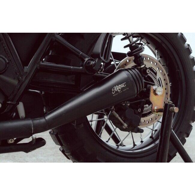 Motone Customs モートーンカスタムズ スリップオンマフラー SATURN V カラー：ブラック BONNEVILLE T100 T120 TRIUMPH トライアンフ マフラー_4