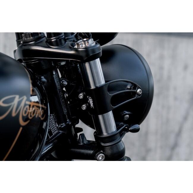 Motone Customs モートーンカスタムズ ヘッドライトステー GIGER BONNEVILLE SE T100 SCRAMBLER 900 SPEED TWIN STREET CUP THRUXTON TRIUMPH トライアンフ | ブランド登録なし | 08