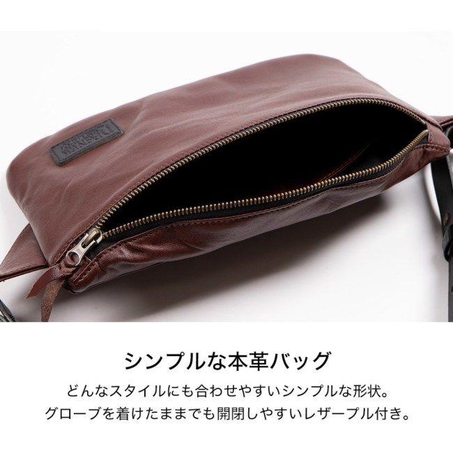DEGNER デグナー レザーワンショルダーバッグ カラー：ブラウン ショルダーバッグ バッグの画像