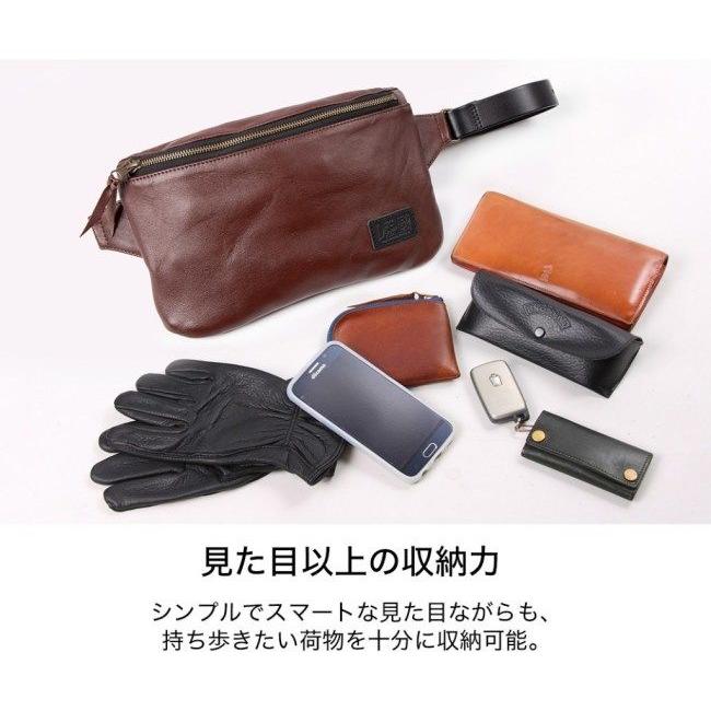 DEGNER デグナー レザーワンショルダーバッグ カラー：ブラウン ショルダーバッグ バッグの画像