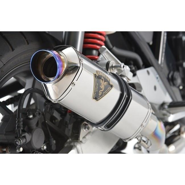 r’s gear アールズギア ワイバンR フルエキゾースト シングルマフラー サイレンサーカラー：チタンポリッシュ CB400SF CB400SB HONDA ホンダ マフラー | r's gear | 03