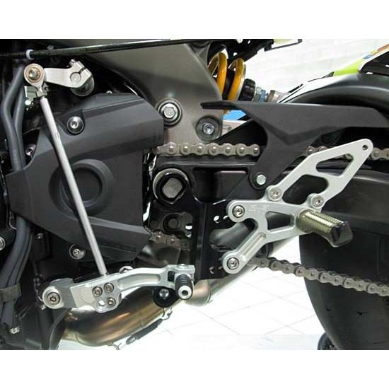 Robby Moto Engineering ロビーモトエンジニアリング バックステップ EVO-S [エボ-S] モデル カラー：シルバー MT-09 YAMAHA ヤマハ ステップ 足回り_1