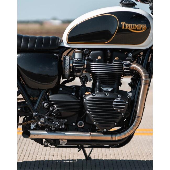 Motone Customs モートーンカスタムズ フルエキゾーストマフラー NAUTILUS BONNEVILLE T100 T120 TRIUMPH トライアンフ マフラー_6