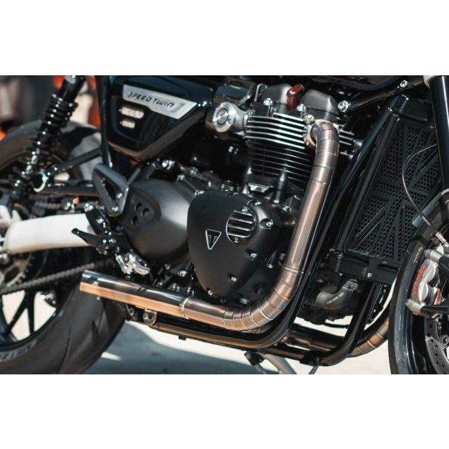 Motone Customs モートーンカスタムズ フルエキゾーストマフラー NAUTILUS TRIUMPH トライアンフ マフラー_6