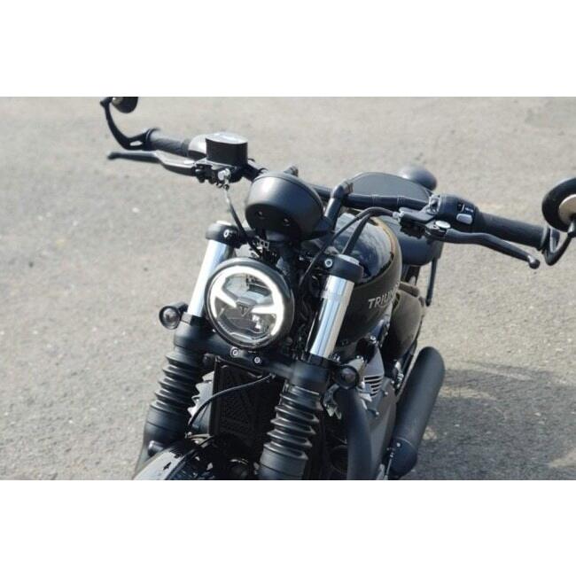 【Motone】フォークシュラウド ウィンカーステー ボンネビルボバー モートーン フォークシュラウド ウインカーステー SPATZ M8/M10