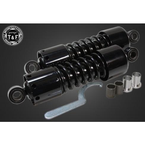 250TR ツインサスペンション280mm ブラック ガレージT＆F 250TR ツインサスペンション280mm メッキ ガレージT＆F : バイク