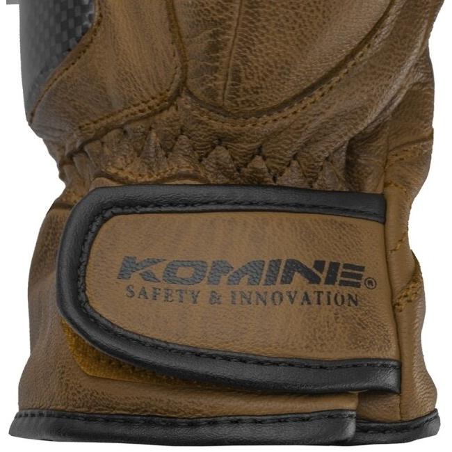 KOMINE コミネ GK-852 ヴィンテージレザーカーボンウインターグローブ サイズ：S レザーグローブ グローブ アパレル_6