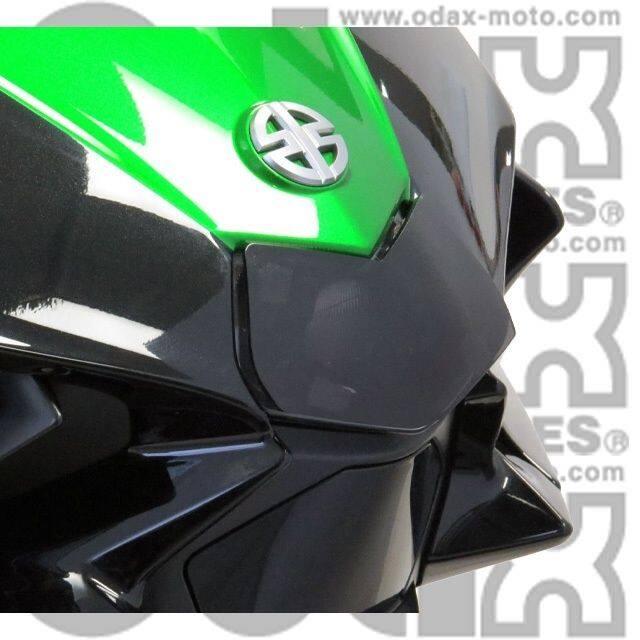 POWERBRONZE ヘッドライトレンズシールド カラー：ライトスモーク Ninja H2 SX SE KAWASAKI カワサキ 外装 | ブランド登録なし