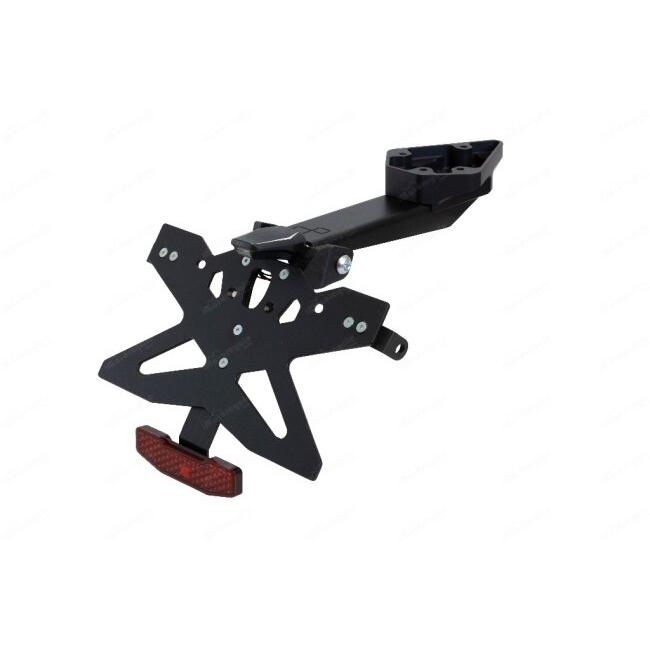 LighTech ライテック アジャスタブルナンバープレートホルダー タイプ：コンプリート DAYTONA 675 R STREET TRIPLE 765 S RS 660 TRIUMPH トライアンフ 外装 | LighTech | 01