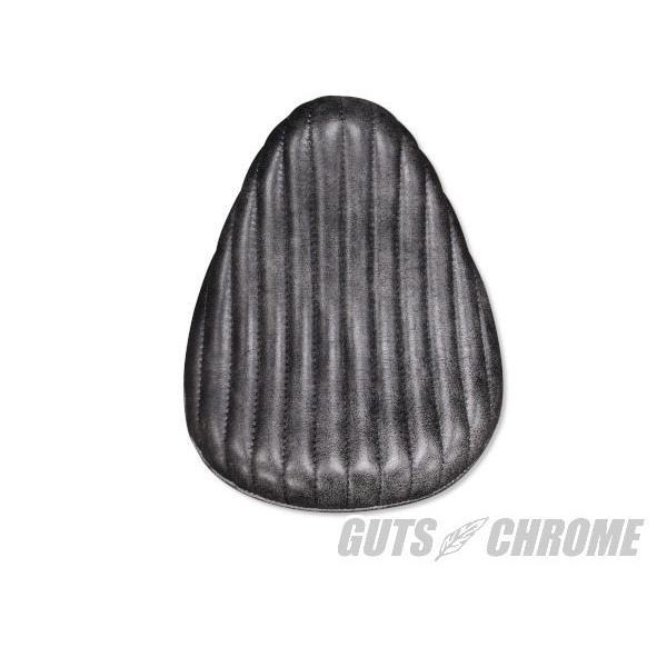GUTS CHROME HardRide レザーソロシート クロスステッチ GUTS CHROME（ガッツ クローム） HardRide レザーソロシート クロス