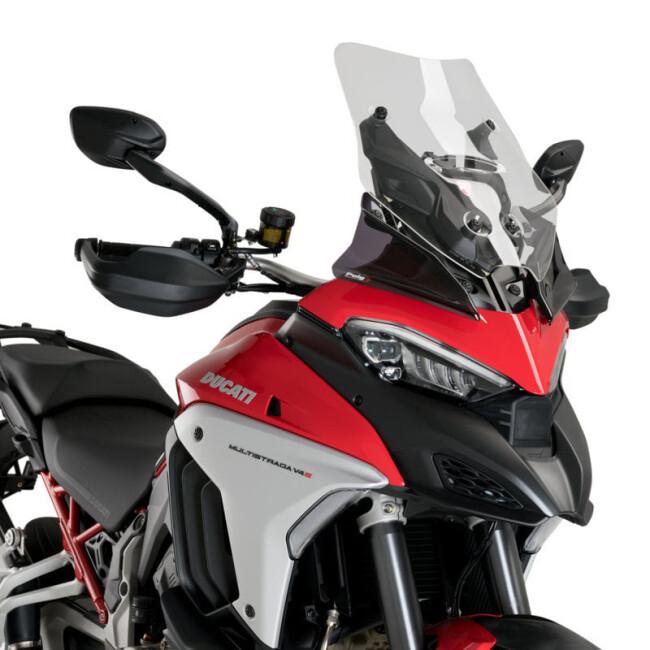 Puig プーチ フロントディフレクター (Extended Front Deflectors) カラー：ダークスモーク Multistrada V4 Pikes Peak Rally RS MULTISTRADA S SPORT 外装