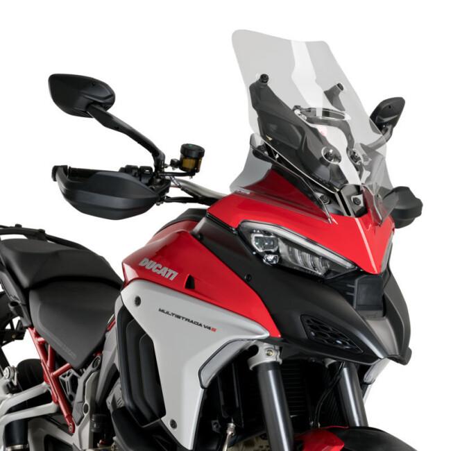 Puig プーチ フロントディフレクター (Extended Front Deflectors) カラー：スモーク Multistrada V4 Pikes Peak Rally RS MULTISTRADA S SPORT その他外装
