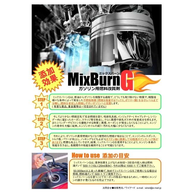 WIRED ワイアード ミックスバーンG 燃料・ガソリン添加剤 ケミカル