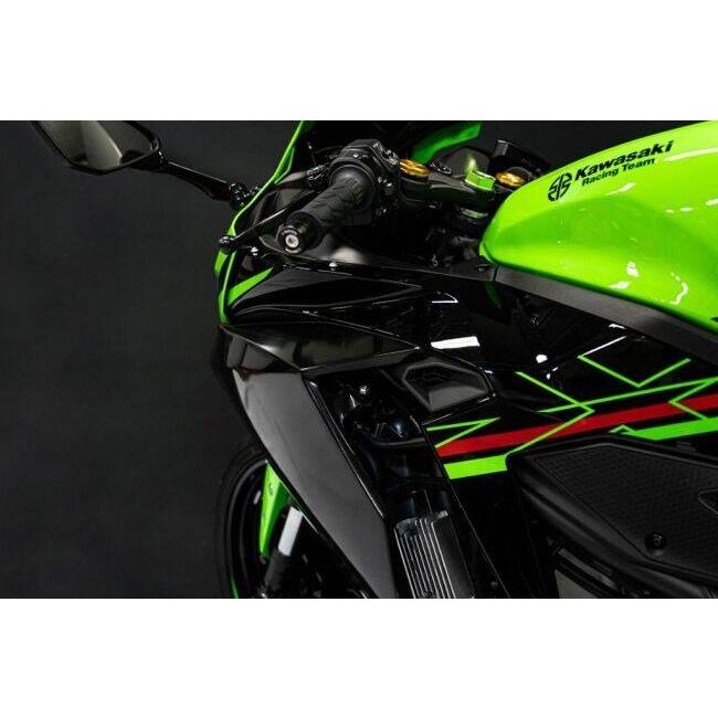 wr250x用サイドカバー Monster Energy カウル 青・黒 TRICK STAR（トリックスター） ハーフサイドカウル ZX-25R ZX-4R