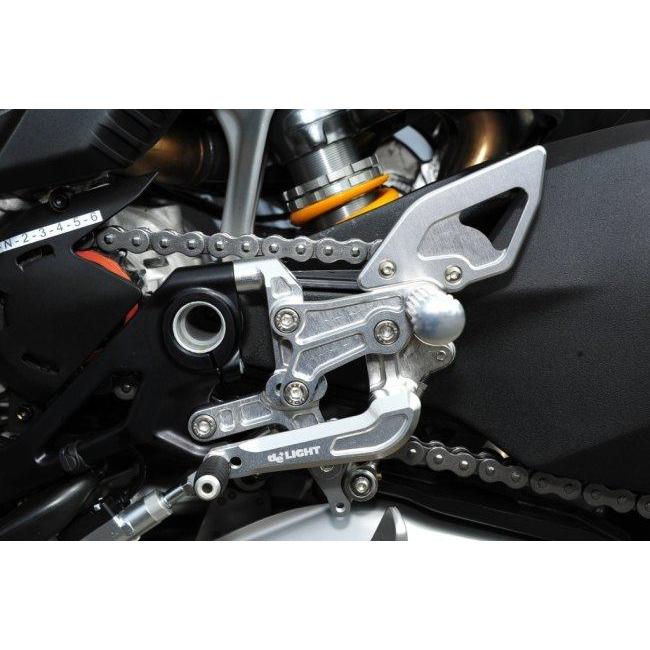 de LIGHT ディライト レーシングステップキット Panigale V4 V4Sシリーズ V4SP V4SP2 V4R Streetfighter V4S DUCATI ドゥカティ バックステップ ステップ_6