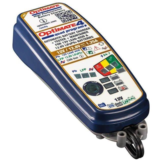 TECMATE テックメイト OptiMate 4 Quad Program バッテリー充電 TECMATE テックメイト OptiMate 4 Quad Program バッテリー充電