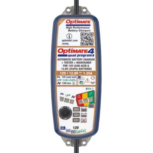 TECMATE テックメイト OptiMate 4 Quad Program バッテリー充電器