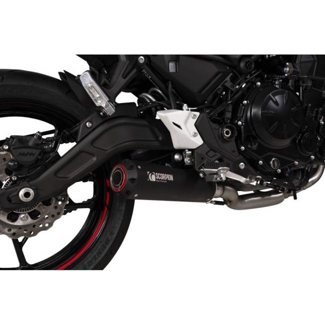 SCORPION スコーピオン レッドパワー フルエキゾーストマフラー タイプ：Black Ceramic Coated Sleeve Z650 KAWASAKI カワサキ｜webike｜03