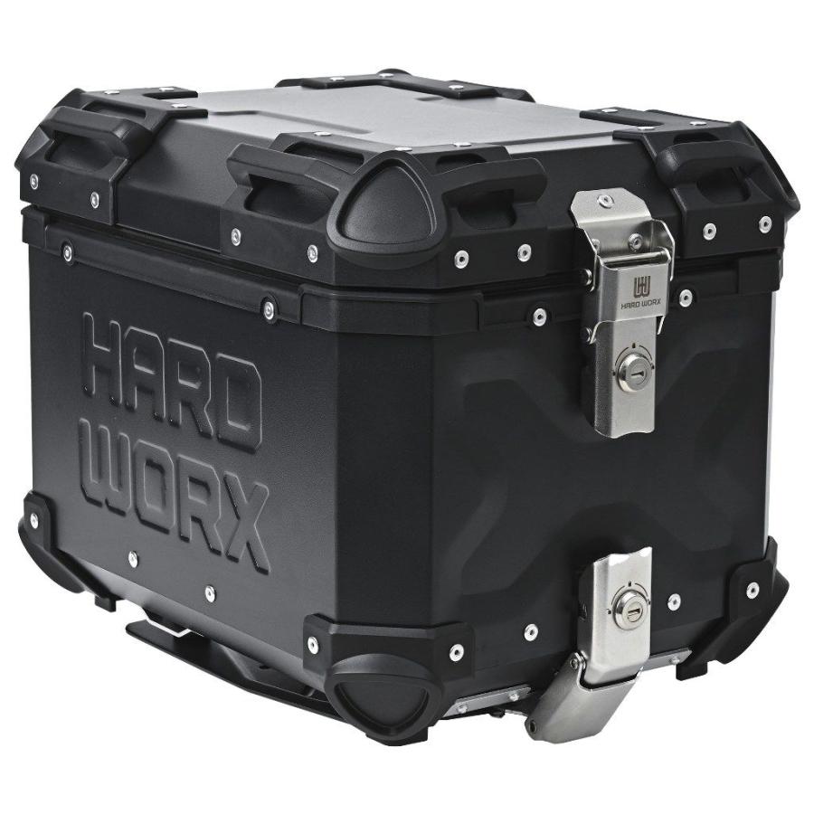 HARDWORX ハードワークス アルミトップケース 40L 縦置き カラー：ブラック トップケース・テールボックス 車体用バッグ・ケース | ブランド登録なし