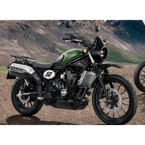 H2C（エイチツーシー） アルミサイドカバー ブラック CL500 HONDA 