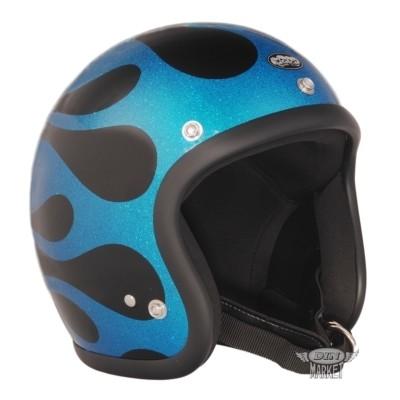 DIN MARKET（ディンマーケット） AVENGER HELMETS FIRE BLUE ジェット