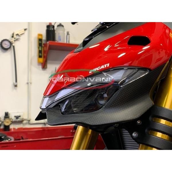 CARBONVANI カーボンバーニ ロアヘッドライト・フェアリング タイプ：艶なし(マット) ストリートファイターV4 ストリートファイターV4S DUCATI ドゥカティ 外装の画像