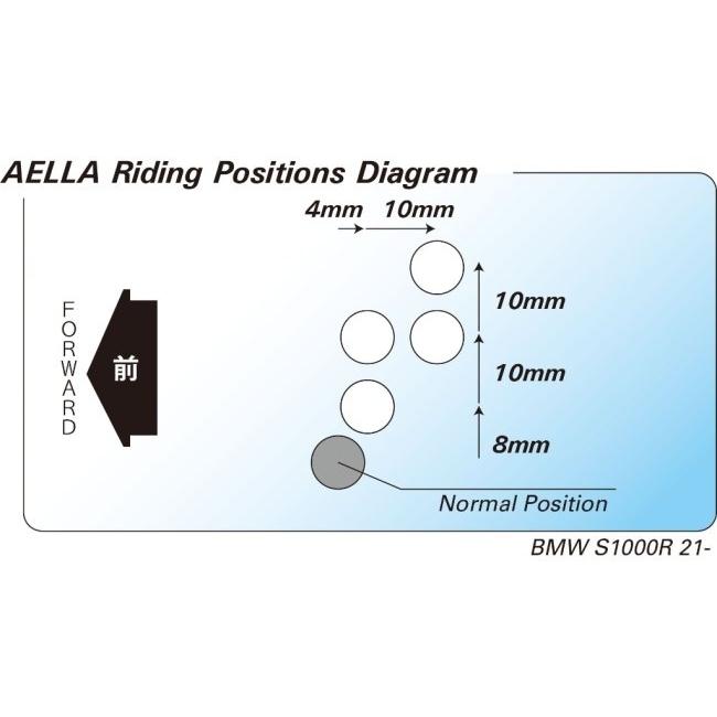 AELLA アエラ ライディングステップキット カラー：ポリッシュ S1000R BMW バックステップ ステップ 足回り | AELLA | 03