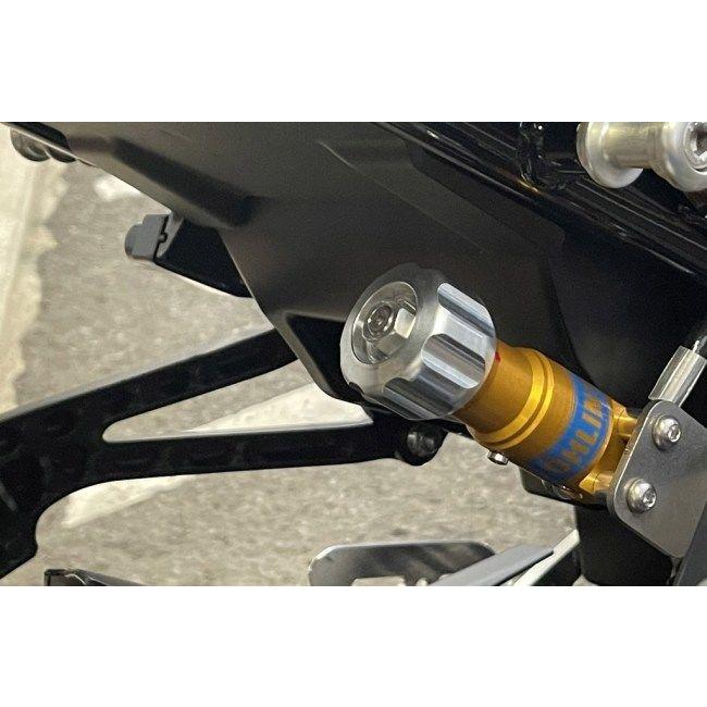 専用 AELLA（アエラ） アルミ削り出しプリロードアジャスターノブ(Ohlins