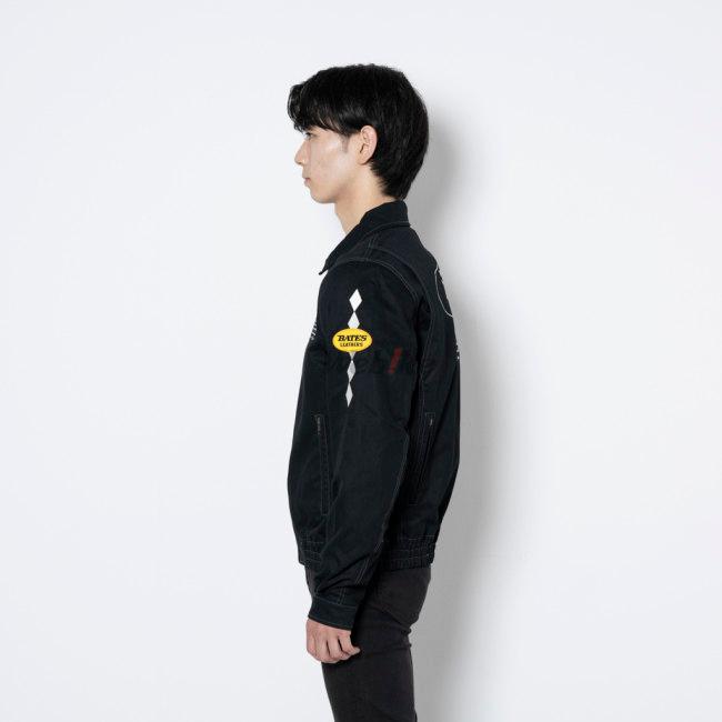 【シーク】BATES オールシーズンジャケット 黒✕アイボリー Lサイズ BATES ベイツ スウィングトップ サイズ：L オールシーズンジャケット