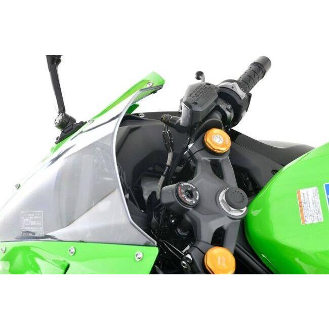 SWAGE-LINE スウェッジライン プロ フロント ブレーキホースキット ホースカラー：クリアホース / フィッティングカラー：ステンレス Ninja ZX-4R SE ZX-4RR | SWAGE-LINE | 01