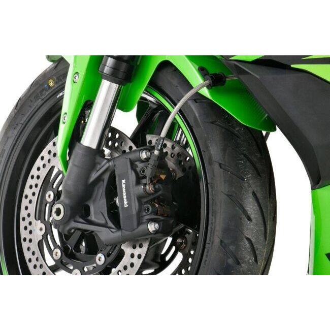 SWAGE-LINE スウェッジライン プロ フロント ブレーキホースキット ホースカラー：クリアホース / フィッティングカラー：ステンレス Ninja ZX-4R SE ZX-4RR | SWAGE-LINE | 03