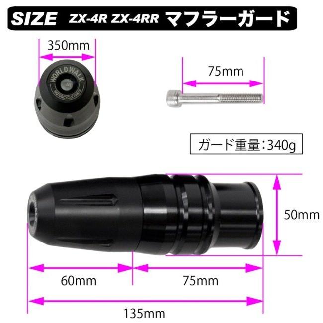 ワールドウォーク（WORLD WARK） World Walk マフラーガード Ninja ZX