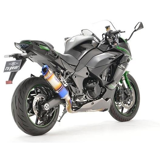 r’s gear アールズギア GPスペックシングル UPタイプ フルエキゾーストマフラー カラー：チタンドラッグブルー Ninja 1000SX KAWASAKI カワサキ マフラー | r's gear