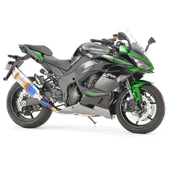 r’s gear アールズギア GPスペックシングル UPタイプ フルエキゾーストマフラー カラー：チタンドラッグブルー Ninja 1000SX KAWASAKI カワサキ マフラー | r's gear | 02