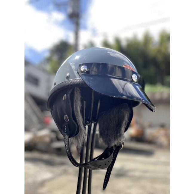 CHOPPERS チョッパーズ CHOPPERSオリジナル MORRISヘルメット専用もふもふ(耳当て) カラー：シルバー長毛 その他ヘルメットオプション・補修部品 ヘルメット |  | 01
