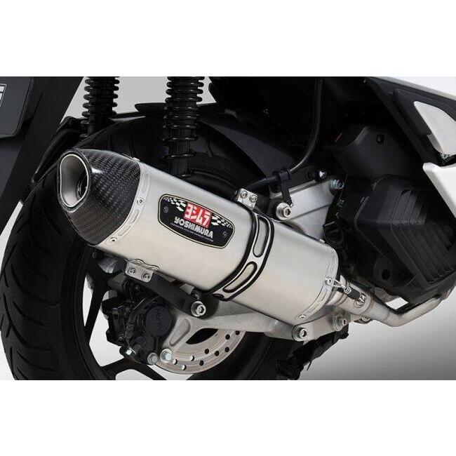 YOSHIMURA ヨシムラ 機械曲R-77Sサイクロン EXPORT SPEC 政府認証 タイプ：メタルマジックカバー／カーボンエンドタイプ PCX HONDA ホンダ マフラー | ヨシムラ | 01