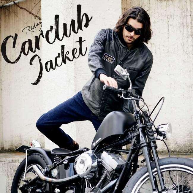 RIDEZ ライズ バイク用 カークラブコート レザージャケット サイズ：XL