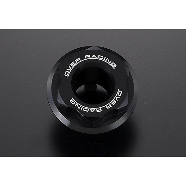 OVER オーヴァー ステムボルト カラー：ブラックアルマイト仕上げ Z900RS Cafe  KAWASAKI カワサキ ステムナット・ステムボルト ハンドル周辺パーツ ハンドル | OVER RACING