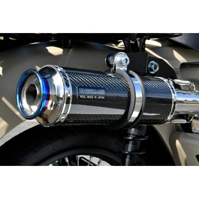 BEAMS ビームス R-EVO TYPE C フルエキゾーストマフラー 政府認証 タイプ：カーボン CT125 HONDA ホンダ マフラーの画像