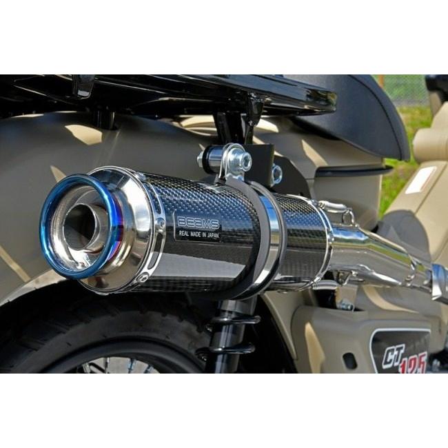 BEAMS ビームス R-EVO TYPE C フルエキゾーストマフラー 政府認証 タイプ：カーボン CT125 HONDA ホンダ マフラーの画像