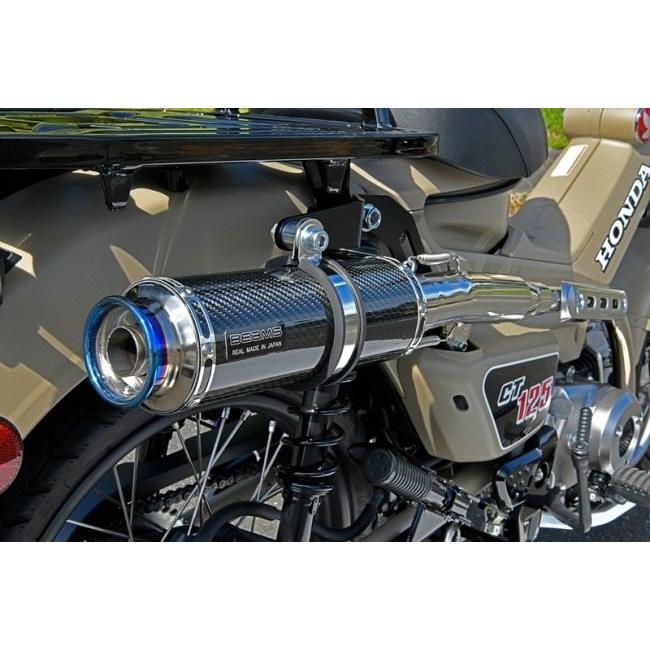 BEAMS ビームス R-EVO TYPE C フルエキゾーストマフラー 政府認証 タイプ：カーボン CT125 HONDA ホンダ マフラーの画像
