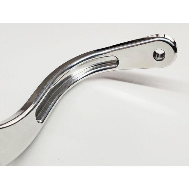 OUTEX アウテックス 振動吸収レバーガード 削り出しワンピース板厚8mm軽量 カラー：バフ仕上げ Z400 KAWASAKI カワサキ レバーガード ハンドル | OUTEX | 01