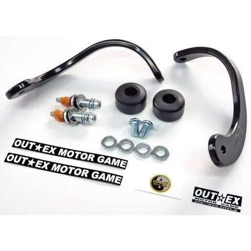 OUTEX アウテックス 振動吸収レバーガード VALG-Zシリーズ カラー：ブラック / 板厚：8mm軽量 グロム モンキー125 HONDA ホンダ レバーガード ハンドル | OUTEX