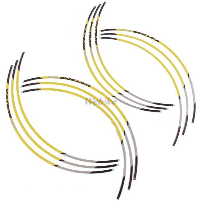 SUZUKI スズキ リムデカール カラー：イエロー(6820020810CEK) Vストローム250SX リムステッカー・リムストライプ 外装 | スズキ | 02