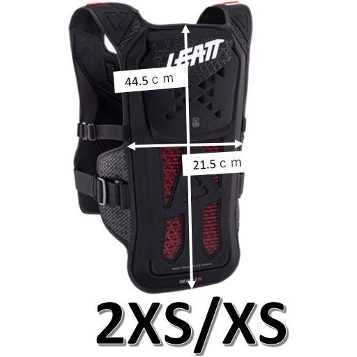 LEATT BRACE リアットブレイス LEATT-プロテクター REAFLEX チェスト ガールズ サイズ：XXS／XS (身長：約148-160cm) オフロードチェストプロテクター アパレル
