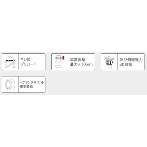 YSS ワイエスエス ツインショック 【Zシリーズ】 Z362 ボディカラー：ブラック CL250 HONDA ホンダ リアサスペンション サスペンション 足回り | YSS | 09